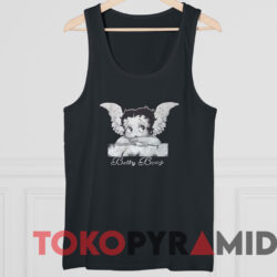 Vintage Betty Boop Angel T-shirt 4 Vintage Betty Boop Angel T shirt Black TankTop