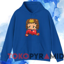 Vintage Betty Boop Boxing T-shirt 3 Vintage Betty Boop Boxing T shirt Blue Hoodie