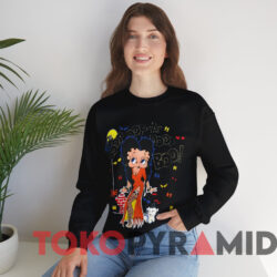 Vintage Betty Boop Halloween Shirt 2 Vintage Betty Boop Halloween Shirt Black Sweatshirt