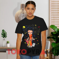 Vintage Betty Boop Halloween Shirt Black T shirt