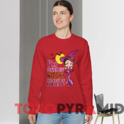 Vintage Betty Boop Halloween Witch T-shirt 2 Vintage Betty Boop Halloween Witch T shirt Red Sweatshirt
