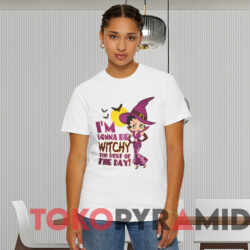 Vintage Betty Boop Halloween Witch T shirt White T shirt