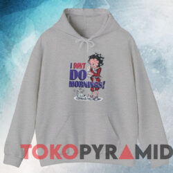 Vintage Betty Boop I Don't Do Morning T-shirt 3 Vintage Betty Boop I Don't Do Morning T shirt Grey Hoodie