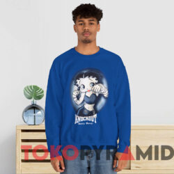 Vintage Betty Boop Knock Out T-shirt 2 Vintage Betty Boop Knock Out T shirt Blue Sweatshirt