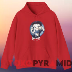 Vintage Betty Boop Knock Out T-shirt 3 Vintage Betty Boop Knock Out T shirt Red Hoodie