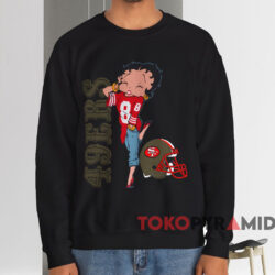 Vintage Betty Boop San Francisco 49ers T-shirt 3 Vintage Betty Boop San Francisco 49ers T shirt Black Sweatshirt