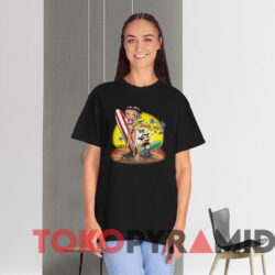 Vintage Betty Boop Surf T-shirt 1 Vintage Betty Boop Surf T shirt Black T shirt