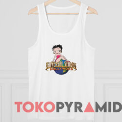 Vintage Betty Boop Universal Studios Hollywood T-shirt 4 Vintage Betty Boop Universal Studios Hollywood T shirt White TankTop