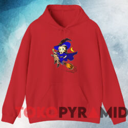 Vintage Betty Boop Witch Halloween T-shirt 3 Vintage Betty Boop Witch Halloween T shirt Red Hoodie