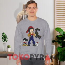 Vintage Betty Boop You Go Girl T-shirt 2 Vintage Betty Boop You Go Girl T shirt Grey Sweatshirt
