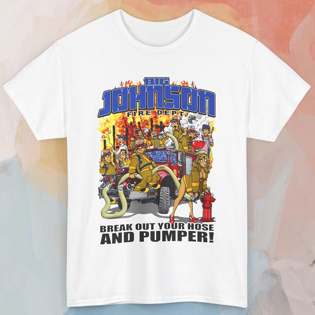 Vintage Big Johnson Fire Department Shirt Vintage Big Johnson Fire Department Shirt
