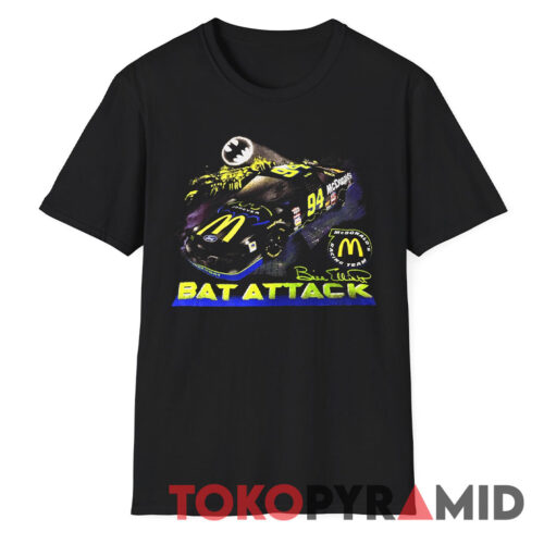 Vintage Bill Elliott Bat Attack Shirt