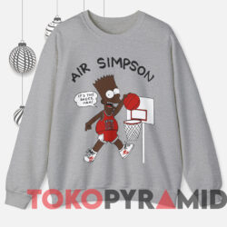 Vintage Black Bart Simpson Air Simpson T-shirt 2 Vintage Black Bart Simpson Air Simpson T shirt Grey Sweatshirt