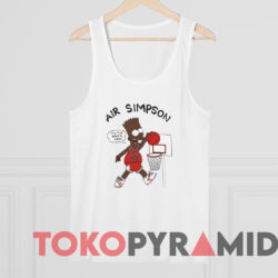 Vintage Black Bart Simpson Air Simpson T-shirt 4 Vintage Black Bart Simpson Air Simpson T shirt White TankTop