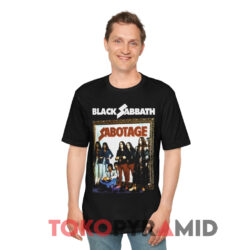 Vintage Black Sabbath Sabotage Black T shirt