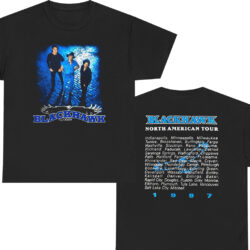Vintage BlackHawk 1997 North America Tour Shirt 2 Sided