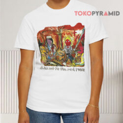 Vintage Blackout In The Red Room White T shirt