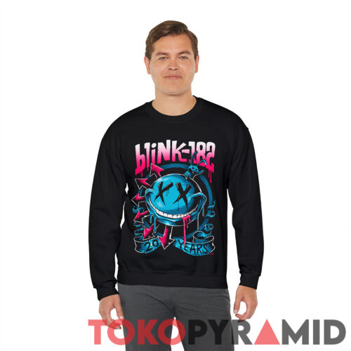 Vintage Blink 182 20 Years Anniversary Tour Sweatshirt Vintage Blink 182 20 Years Anniversary Tour Sweatshirt
