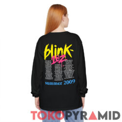 Vintage Blink-182 Summer Tour 2009 Concert Shirt 2-sided 6 Vintage Blink 182 Summer Tour 2009 Concert Shirt 2 sided Back Long Sleeve