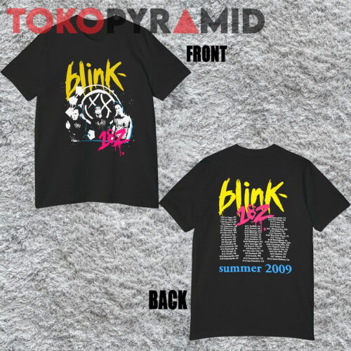 Vintage Blink 182 Summer Tour 2009 Concert Shirt 2 sided T shirt Vintage Blink 182 Summer Tour 2009 Concert Shirt 2 sided T shirt