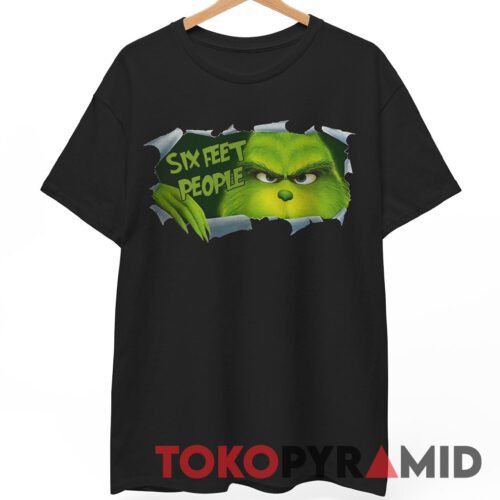 Vintage Blood Inside Me Grinch Six Feet People Shirt