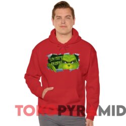 Vintage Blood Inside Me Grinch Six Feet People Sweatshirt 3 Vintage Blood Inside Me Grinch Six Feet People Sweater Man Red Hoodie