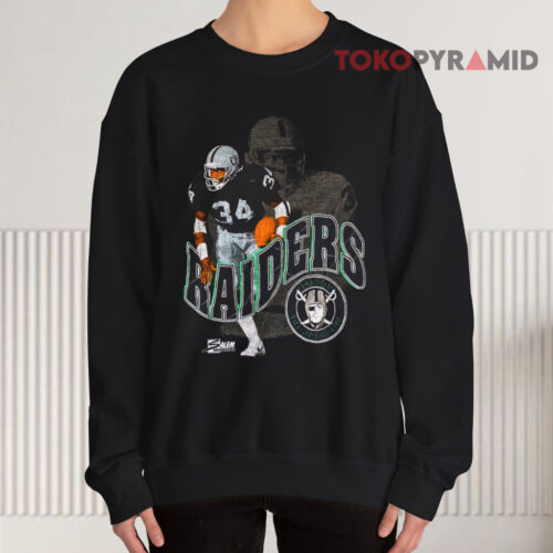 Vintage Bo Jackson Los Angeles Raiders Nfl Salem Sweatshirt
