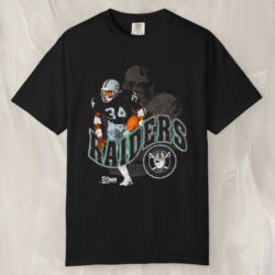 Vintage Bo Jackson Los Angeles Raiders Nfl Salem T shirt