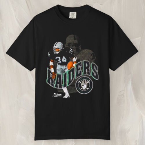Vintage Bo Jackson Los Angeles Raiders Nfl Salem T shirt