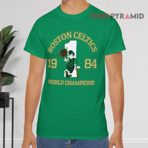 Vintage Boston Celtics 1984 World Champions Green T shirt Vintage Boston Celtics 1984 World Champions Green T shirt