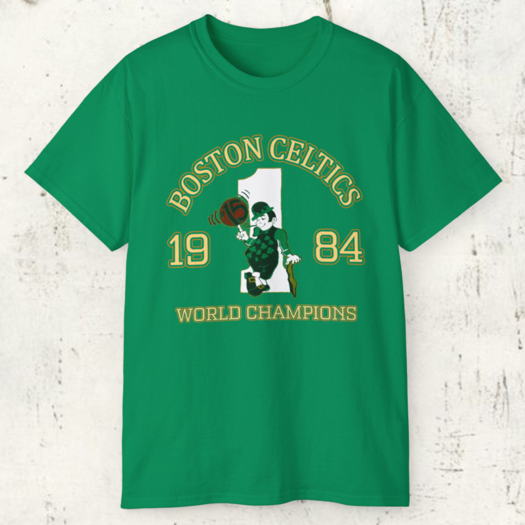 Vintage Boston Celtics 1984 World Champions T shirt Vintage Boston Celtics 1984 World Champions T shirt
