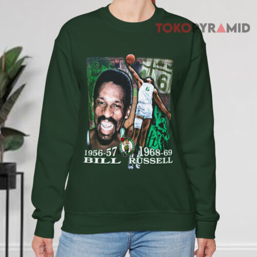 Vintage Boston Celtics Bill Russell Sweatshirt