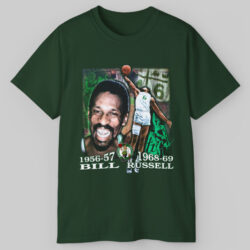 Vintage Boston Celtics Bill Russell T shirt