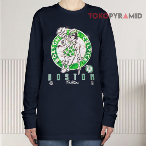 Vintage Boston Celtics Lucky Leprechaun Long sleeved