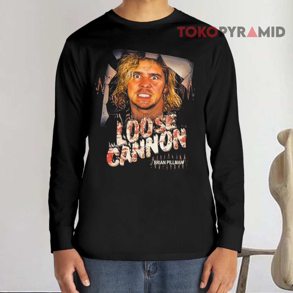 thumbnail image 2 of Brian Pillman 90s Wrestling Legend T-Shirt - WWF WCW ECW - Gildan Black Tee 2 of 5