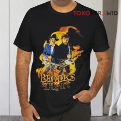 Vintage Brooks And Dunn Electric Rodeo Black T shirt