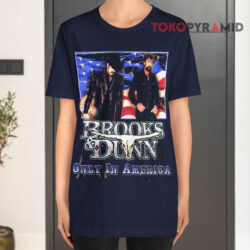 Vintage Brooks & Dunn Only In American Shirt 4 Vintage Brooks & Dunn Only In American Navy T shirt