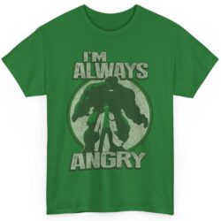 Vintage Bruce Banner Im Always Angry Hulk Shirt