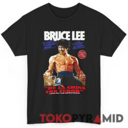 Vintage Bruce Lee De La China Con Furor Shirt