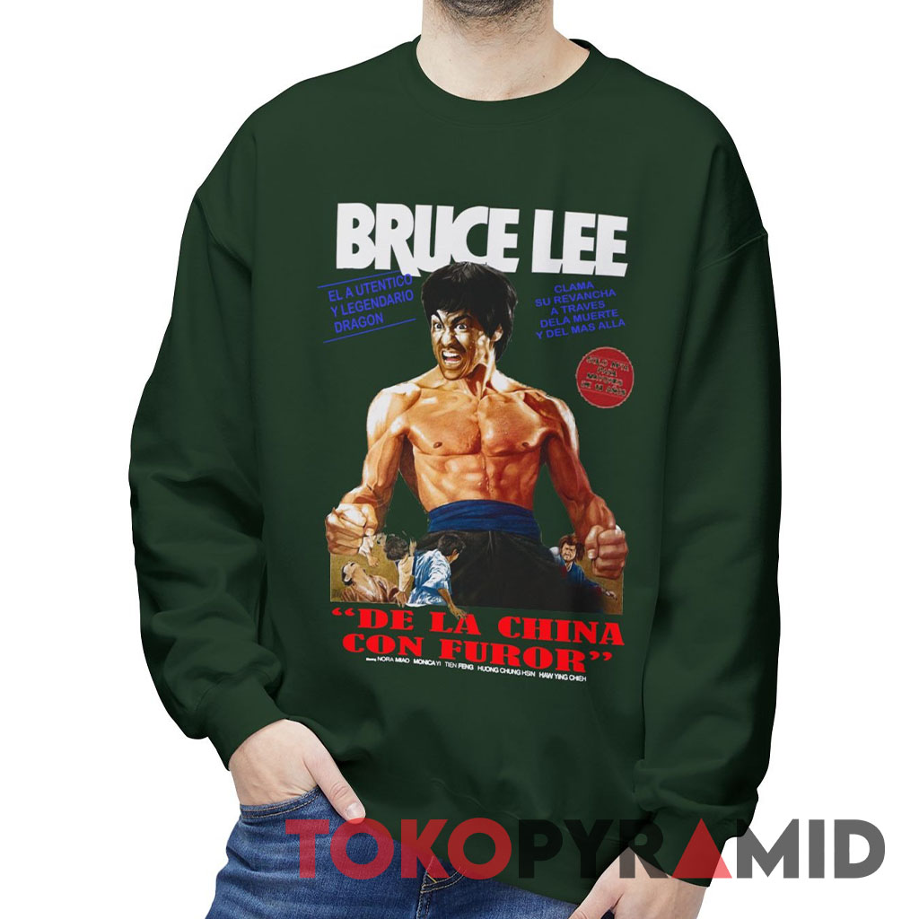 Vintage Bruce Lee De La China Con Furor Sweatshirt Vintage Bruce Lee De La China Con Furor Sweatshirt