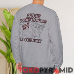 Vintage Bruce Springsteen Classic Sold Out Concert Tour 1980 2-sided Shirt 4 Vintage Bruce Springsteen Classic Sold Out Concert Tour 1980 2 sided Back Sweatshirt