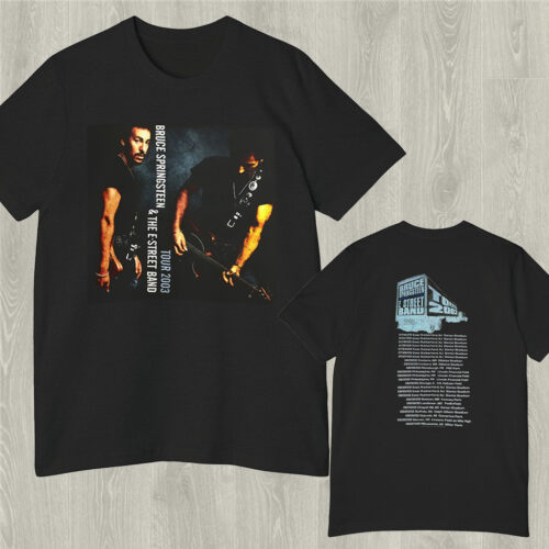 Vintage Bruce Springsteen Tour 2003 Shirt 2 sided T shirt Vintage Bruce Springsteen Tour 2003 Shirt 2 sided T shirt
