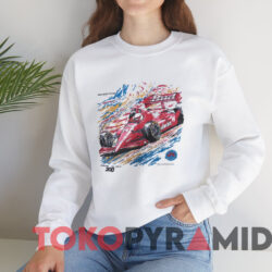 Vintage Budweiser G.I. Joe 200 Indie Racing Graphic Shirt 2 Vintage Budweiser G i Joe 200 Indie Racing Graphic Shirt White Sweatshirt