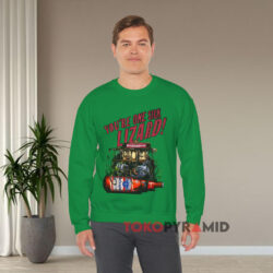 Vintage Budweiser You're One Sick Lizard Shirt 3 Vintage Budweiser You're One Sick Lizard Green Sweatshirt