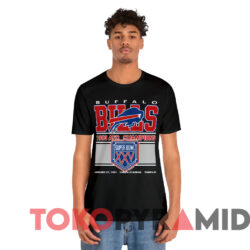 Vintage Buffalo Bills 1990 Afc Champions T shirt Black T shirt