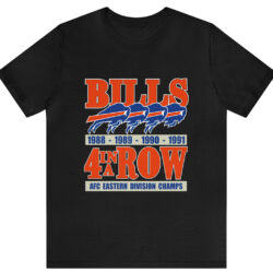 Vintage Buffalo Bills 4 In A Row AFC T-shirt 5 Vintage Buffalo Bills 4 In A Row Afc T shirt