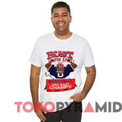 Vintage Buffalo Bills Beast Of The East Afc T shirt White T shirt