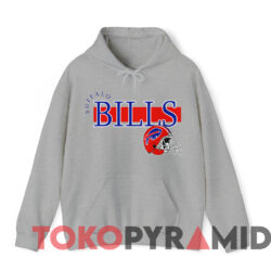 Vintage Buffalo Bills Helmet NFL Football Sweatshirt 3 Vintage Buffalo Bills Helmet Nfl Football Sweatshirt Grey Hoodie