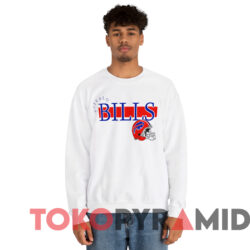 Vintage Buffalo Bills Helmet NFL Football Sweatshirt 2 Vintage Buffalo Bills Helmet Nfl Football Sweatshirt White Sweatshirt
