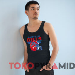 Vintage Buffalo Bills Helmet NFL Football T-shirt 4 Vintage Buffalo Bills Helmet Nfl Football T shirt Black TankTop